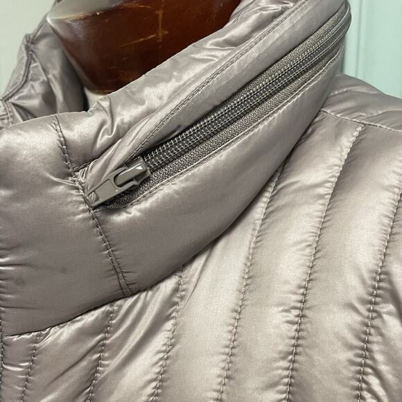 Bernardo Womens EcoPlume Hooded Packable Quilted Jacket XXL New Puffer Glow - Picture 2 of 8